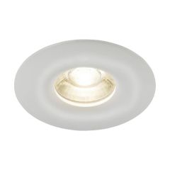 Knightsbridge ODA1FRW Odina GU10 Single Fixed Round Downlight White 82mm