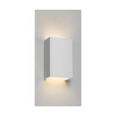 Knightsbridge G9 Plaster-In Cuboid Up/Down Wall Light 110x180mm