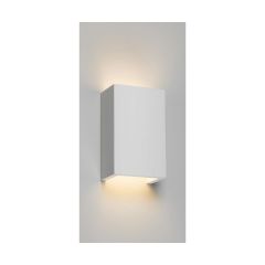 Knightsbridge PWL2 G9 Plaster-In Cuboid Up/Down Wall Light 110x180mm