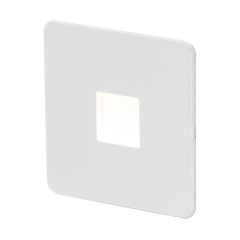 Knightsbridge SFPLMW 0.8W LED Plinth Light 4000K 15lm IP20 Matt White