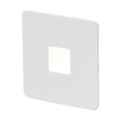 Knightsbridge 0.8W LED Plinth Light 4000K 15lm IP20 Matt White