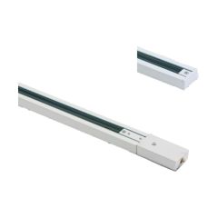 Knightsbridge TRK1MAW 1 Circuit Track 10A 230V 1m White c/w Live/Dead ends