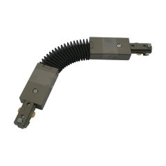Knightsbridge TRKFC1S 1 Circuit Flexible Track Connector Satin Nickel