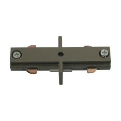 Knightsbridge TRKLC1S 1 Circuit Track In-line Connector Satin Nickel