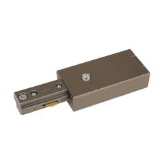 Knightsbridge TRKPF1S 1 Circuit Track Power Feed Satin Nickel