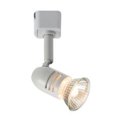 Knightsbridge TRKSP3AW 1 Circuit Track GU10 Modern Adjustable Spotlight White