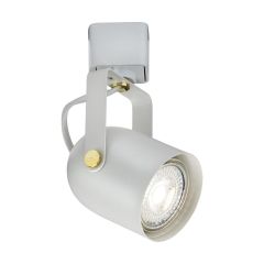 Knightsbridge TRKSP9AW 1 Circuit Track GU10 V9 Adjustable Spotlight White