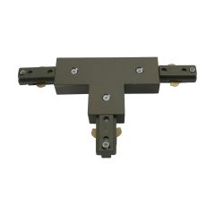 Knightsbridge TRKT1S 1 Circuit Track T Connector Satin Nickel