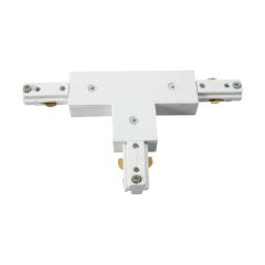 Knightsbridge TRKT1W 1 Circuit Track T Connector White