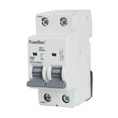 FuseBox MT10D202 MCB DP Type D 20A 10kA (Commercial)