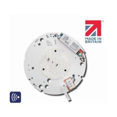 NET LED NET-33-06-16 Duxford Gear Tray Standard 3000K/4000K/5500K c/w Motion Sensor 16W 261x23.6mm White