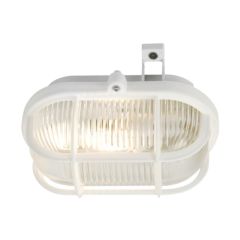 Nordlux 17051001 Skot Oval E27 IP44 Wall Light 60W 230V 18x10x11cm White