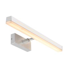 Nordlux Wall Light Otis 60 LED 3000K IP44 16W 1650lm 230V 7.5x60x14.6x7.5cm Chrome