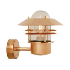 Nordlux 25011030 Blokhus E27 IP54 Wall Light 60W 230V 23x22x25cm Copper