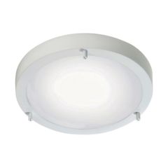 Nordlux 25316101 Ancona Maxi E27 IP44/43 Ceiling Light 2x40W 230V 31.5x8cm White