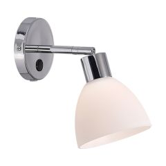 Nordlux 63191033 Ray E14 IP20 Wall Light 40W 230V 20x12x23cm Chrome