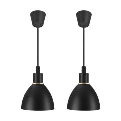 Nordlux 63233003 Ray 2 Kit E14 IP20 Pendant 40W 230V 16.5x12cm Black