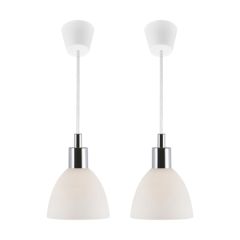 Nordlux 63233033 Ray 2 Kit E14 IP20 Pendant 40W 230V 16.5x12cm Chrome