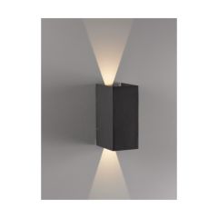 Nordlux Wall Light Norma LED 3000K IP54 2x3W 166lm 230V 17.2x7.9x10.8cm Grey