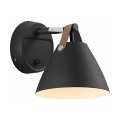 Nordlux 84291003 Strap 15 GU10 IP20 Wall Light 8W 230V 17x16.5x21.5cm Black
