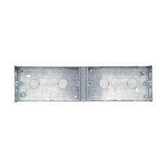 Niglon DES22 Essentials 2x2 Gang Back Box 35mm Steel