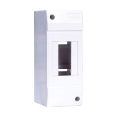 Niglon EI220 Schyller 1/2 Module IP20 Enclosure 130x52x62mm White Moulded