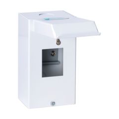Niglon EM3220L 2 Module c/w Drop Lid IP20 Consumer Unit 225x80x62mm Metal Clad