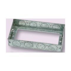 Niglon ES2EB 2 Gang Switch & Socket Box Extension Pattern 35mm Steel
