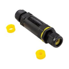 Niglon JOW3HD 3 Pole Heavy Duty Connector Cable Joint Inline IP68 24A 450V 5-12mm Black