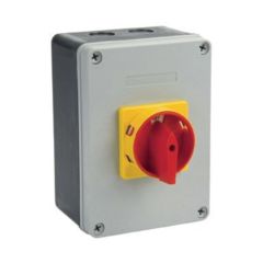 Niglon IS1254P Rotary 4P AC21 IP65 Isolator 125A 280x190x130mm Moulded