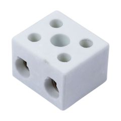 Niglon PC302C DP Centre Hole Fixing Connector Non Inflammable 30A Porcelain