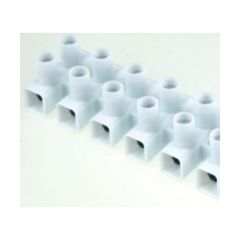 Niglon PN30TCE 12 Way Strip Connector Self Extinguishing 30A 4-16mm White Thermoplastic
