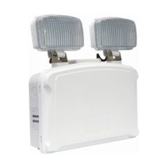 NVC NKS/IP65/NM3 Kansas Pro Twinspot 3hrNM LiFePO4 Spotlight IP65 50W 6860lm 297x70x282mm White Polycarbonate ABS