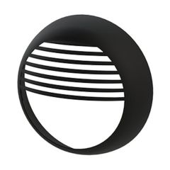 Ovia OEO3BK EVO ORB Evo Orb Half Louvre Bezel Matt Black - Matt Black