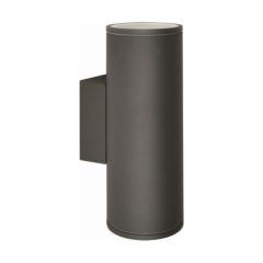 Ovia VERTA 12W Cylindrical Up & Down LED Wall Fitting - Grey