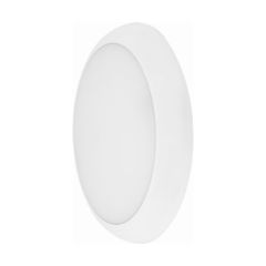 Ovia OV9800WHEMMW EVO DECO XL 20W LED Bulkhead Microwave Sensor & Emergency CCT Switchable - White