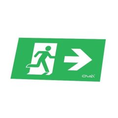 Ovia EMERGENCY ACCESSORIES Ernex LED Box Exit Sign Legend Right