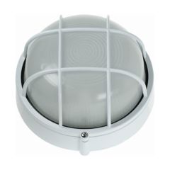 Ovia OVOL415WH BARRA 60W Max. E27 Round Bulkhead With Guard - White