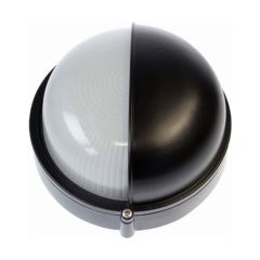 Ovia OVOL425BK BARRA 60W Max. E27 Round Bulkhead With Eyelid - Black