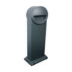 Ovia HOLBORN 20W Max. E27 Holborn Double Sided Bollard - Grey