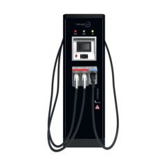 Project EV EVC-AC22S/DC60D Car 3 Gun RFID Type 2/CCS/CHAdeMO Charger 60kW 400VAC