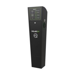 Rolec ROLEC0021B AutoCharge Smart EV Pedestal 2x Type 2 Socket Charger 7.4kW 332x1275x270mm Black