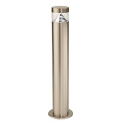 Saxby 13929 Pyramid 500mm LED Post Light 6500K IP44 Brushed Stainless Steel/Clear PC 300lm