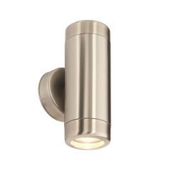 Saxby 14015 Atlantis GU10 Up/Down Wall Light IP65 Stainless Steel