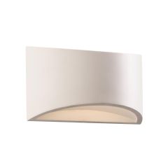 Saxby 61639 Toko 1 Light Plaster-in Wall Light 3000K IP20 230lm White 85x120x200mm