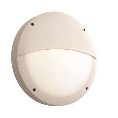 Saxby 69232 Luik 359mm White Eyelid Bulkhead w/o LED Gray
