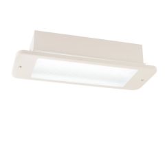 Saxby 72641 Sight 3W Emergency Recessed LED Bulkhead 3hrM 6500K White