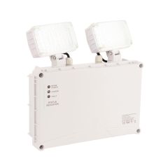 Saxby Sight 6W Emergency LED TwinSpot IP65 3hrNM 6500K White