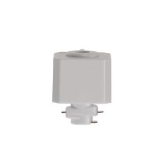 Saxby 75538 1 Circuit Pendant Track Adaptor 40x35x42mm White