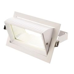 Saxby Axial 35W LED Rectangular Wallwasher 4000K 108x232x146mm Matt White